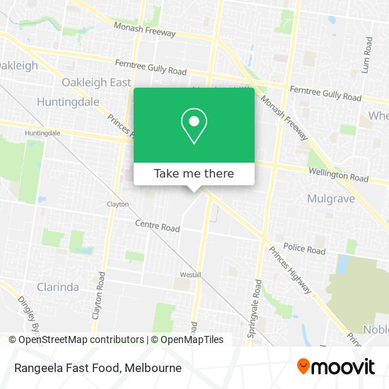 Rangeela Fast Food map