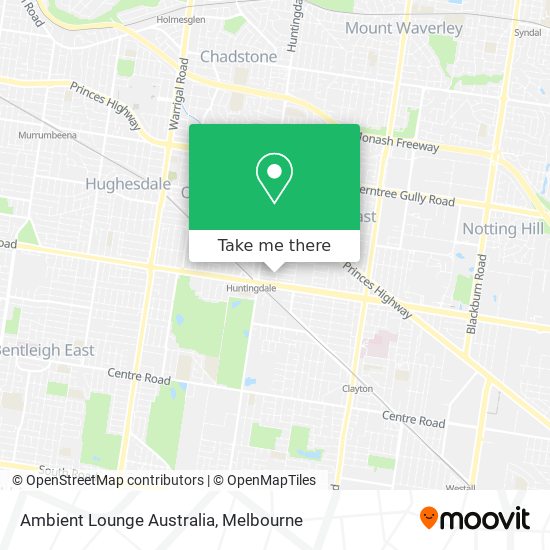 Ambient Lounge Australia map