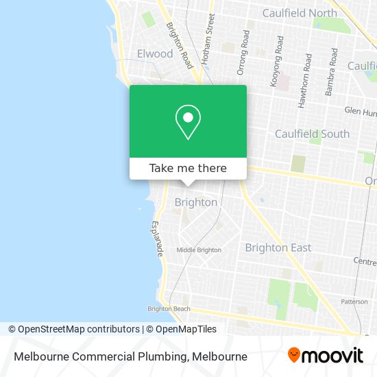 Mapa Melbourne Commercial Plumbing