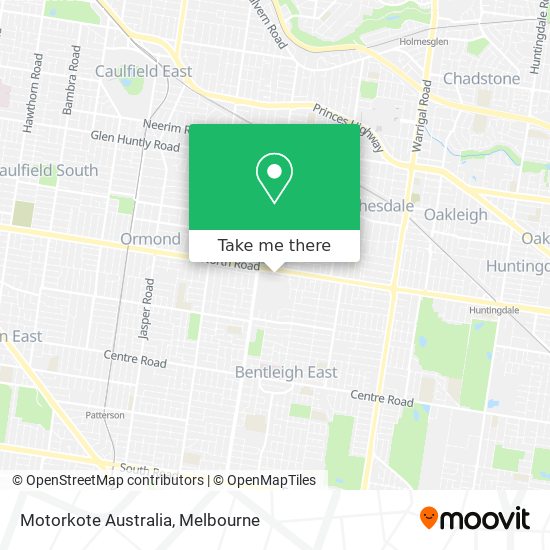 Motorkote Australia map