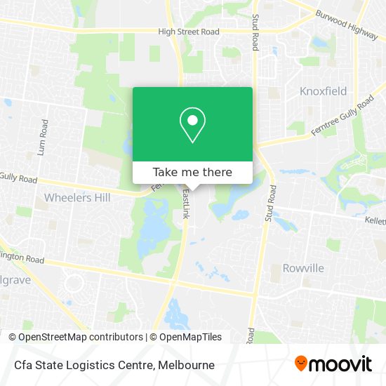 Cfa State Logistics Centre map