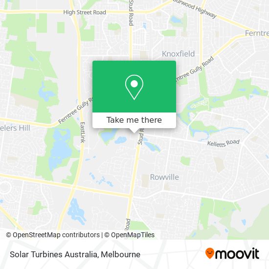 Solar Turbines Australia map