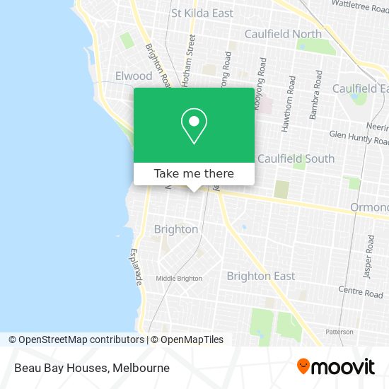 Beau Bay Houses map