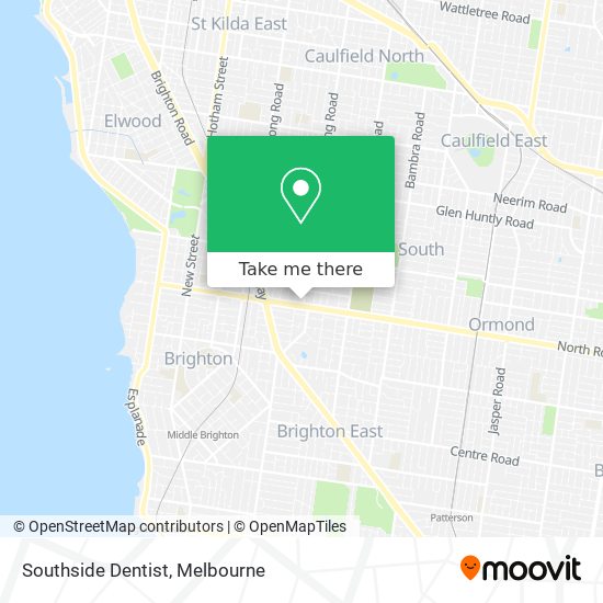 Southside Dentist map