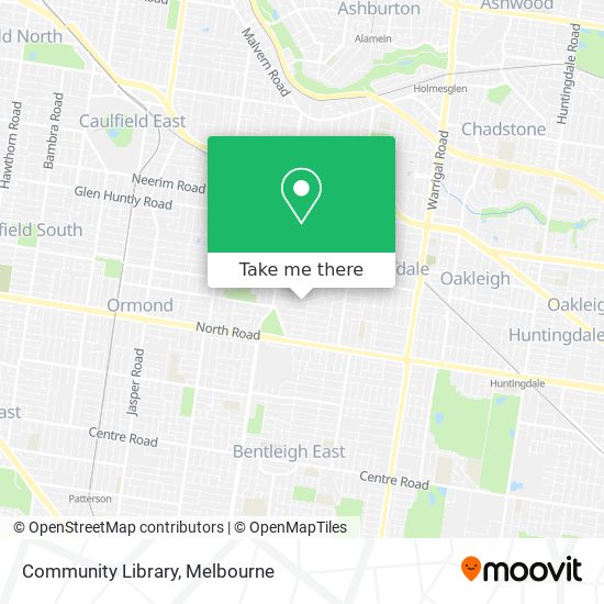 Community Library map
