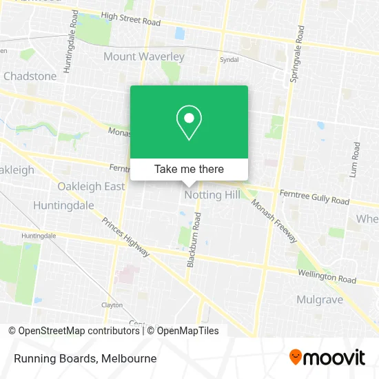 Mapa Running Boards
