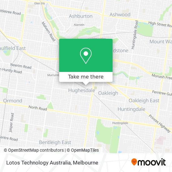 Lotos Technology Australia map