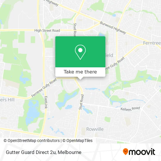 Gutter Guard Direct 2u map