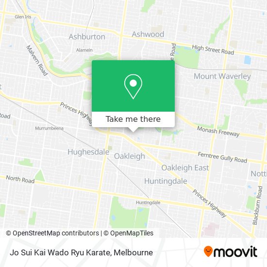 Jo Sui Kai Wado Ryu Karate map