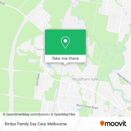 Birdys Family Day Care map