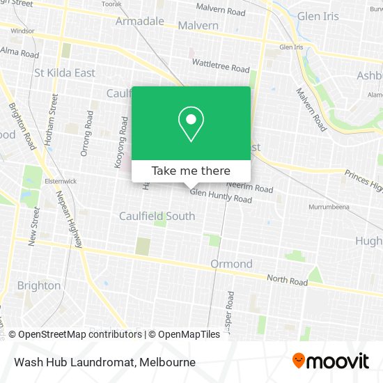 Wash Hub Laundromat map