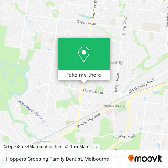 Mapa Hoppers Crossing Family Dentist