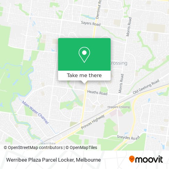 Werribee Plaza Parcel Locker map