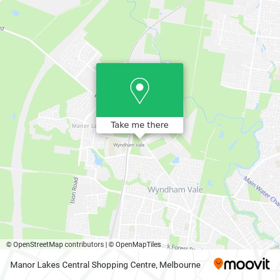 Manor Lakes Central Shopping Centre map