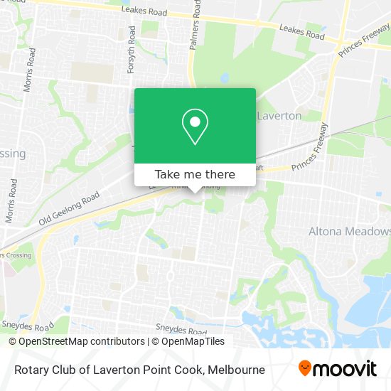 Rotary Club of Laverton Point Cook map