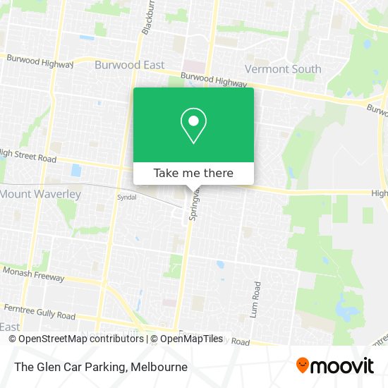 The Glen Car Parking map