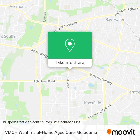 VMCH Wantirna at-Home Aged Care map