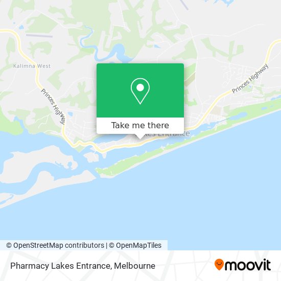 Pharmacy Lakes Entrance map