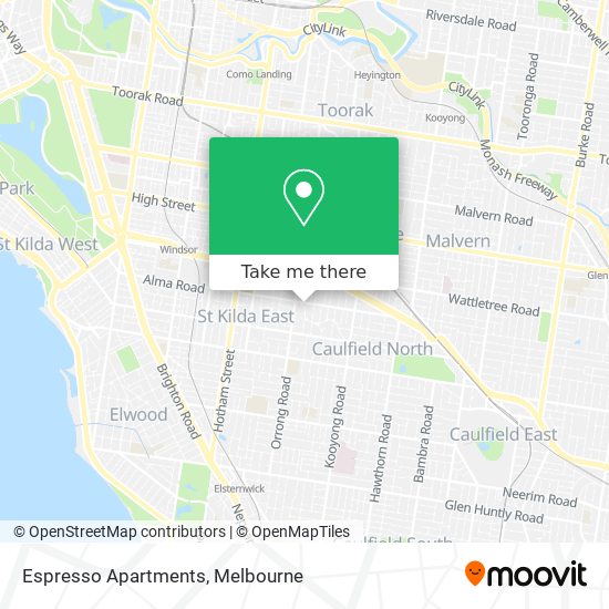 Espresso Apartments map