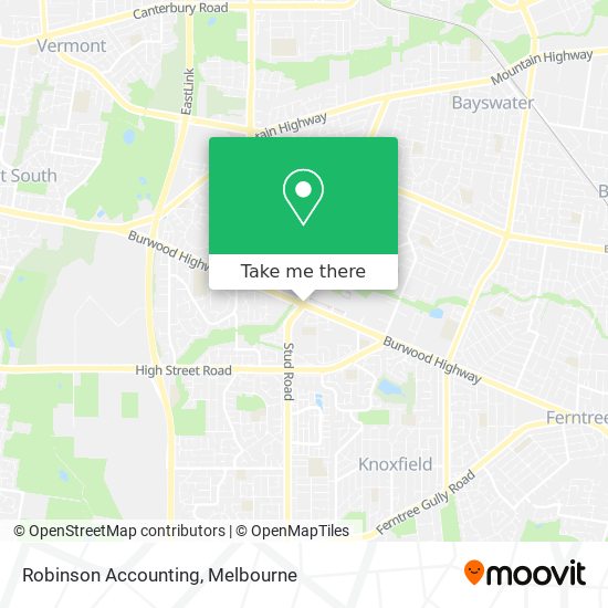 Robinson Accounting map