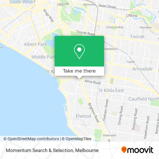 Momentum Search & Selection map
