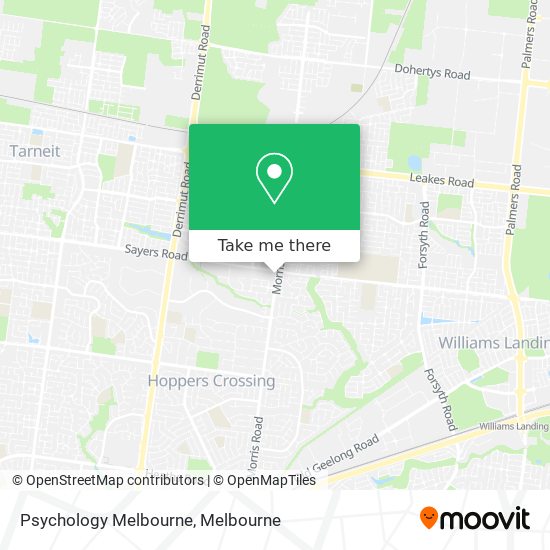 Psychology Melbourne map