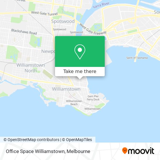 Office Space Williamstown map