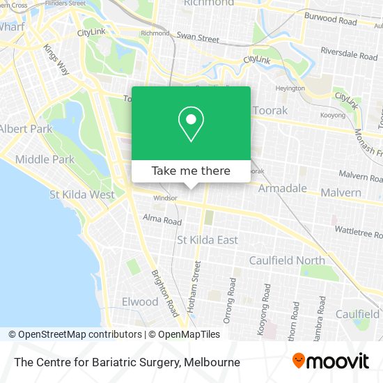 The Centre for Bariatric Surgery map