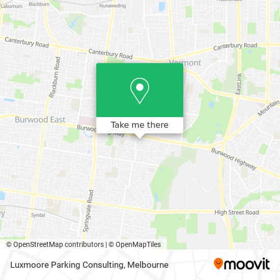 Mapa Luxmoore Parking Consulting