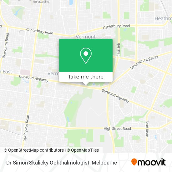 Dr Simon Skalicky Ophthalmologist map