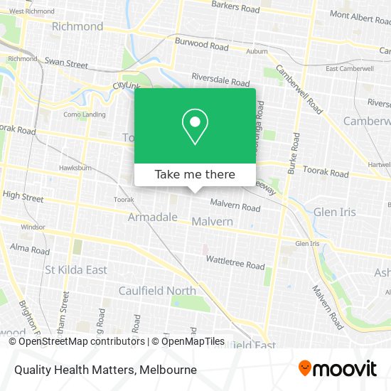 Quality Health Matters map