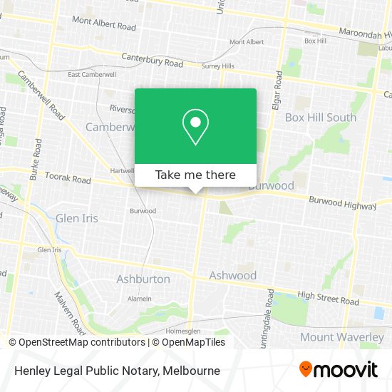 Henley Legal Public Notary map