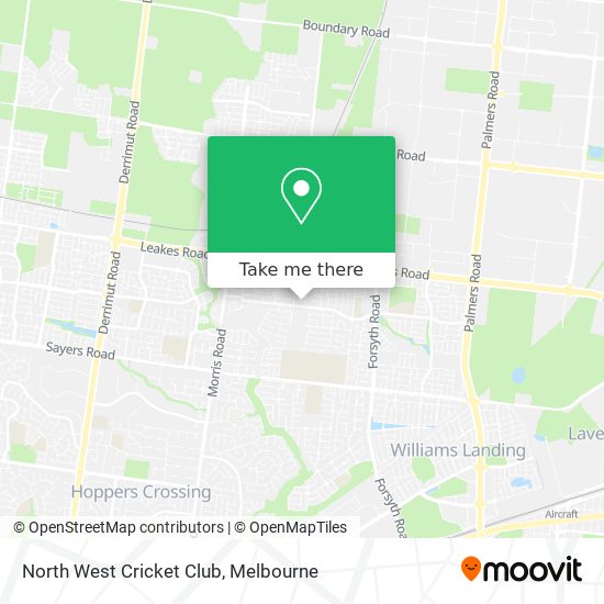 Mapa North West Cricket Club