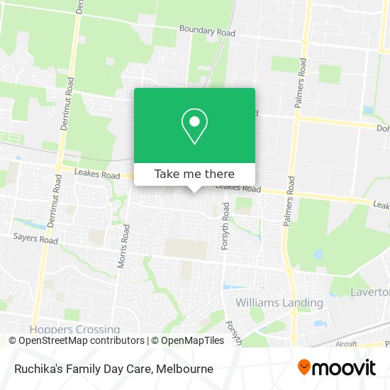 Ruchika's Family Day Care map