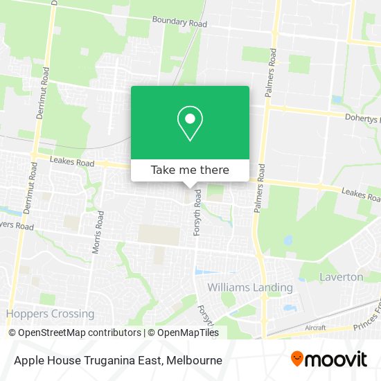 Apple House Truganina East map