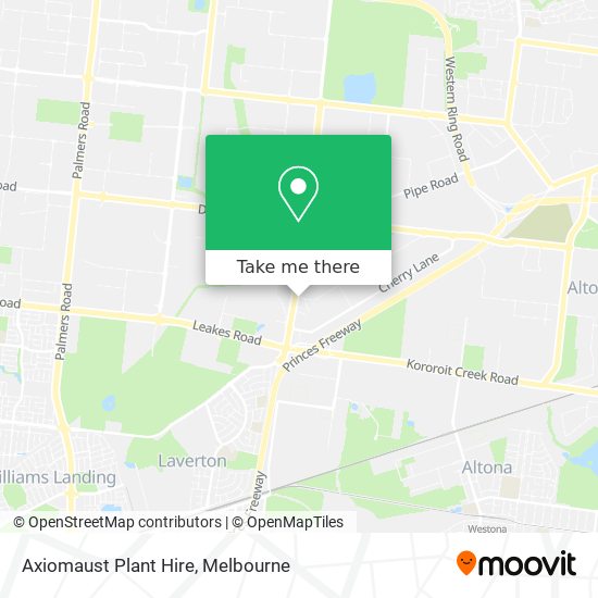 Axiomaust Plant Hire map