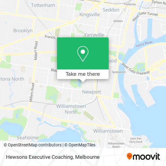 Mapa Hewsons Executive Coaching