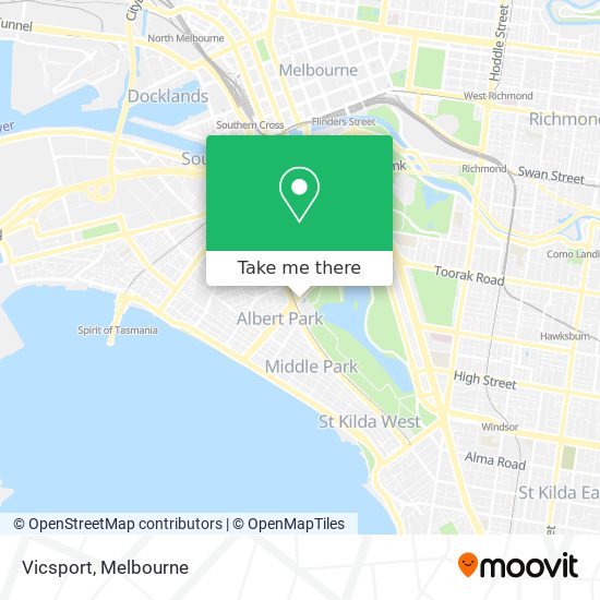 Vicsport map