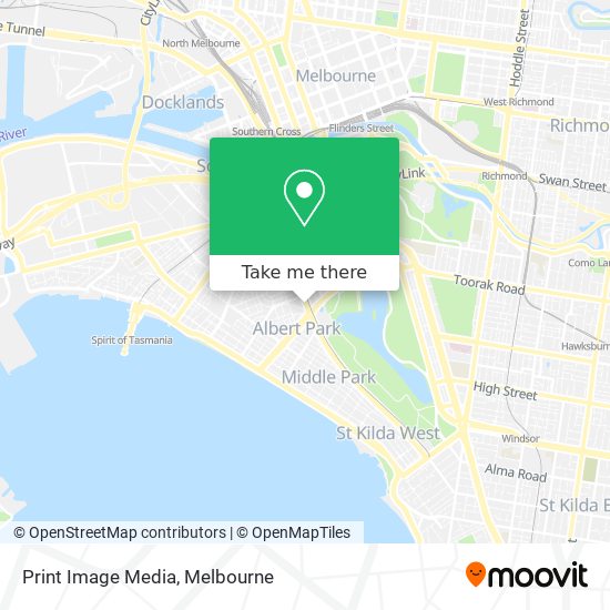 Print Image Media map