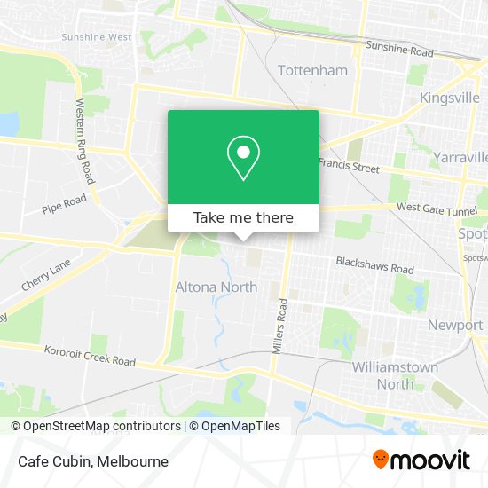 Cafe Cubin map