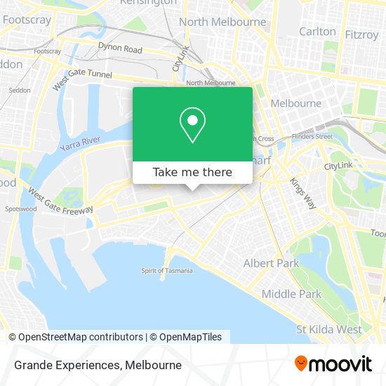 Grande Experiences map