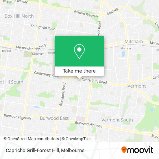Capricho Grill-Forest Hill map