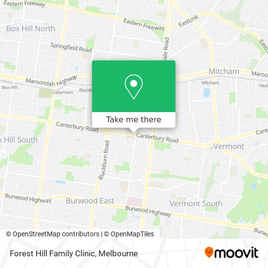 Forest Hill Family Clinic map