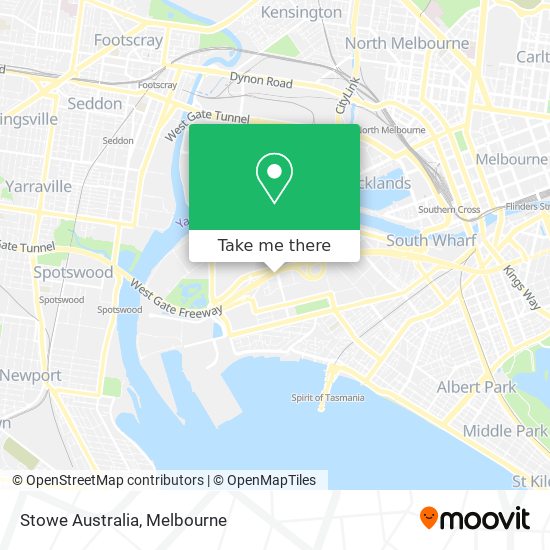 Stowe Australia map
