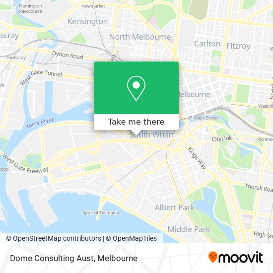 Mapa Dome Consulting Aust