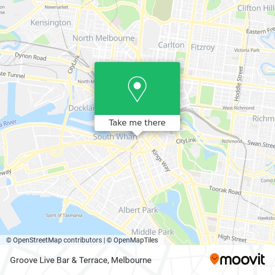 Groove Live Bar & Terrace map