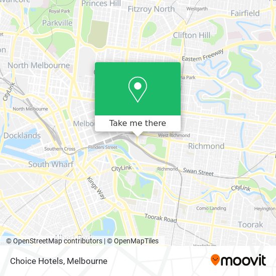 Choice Hotels map