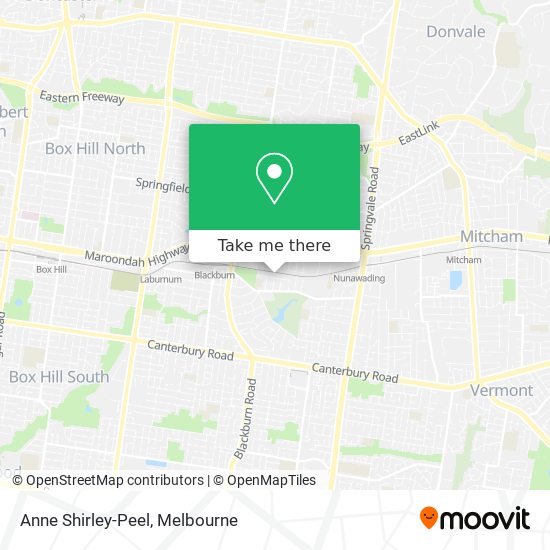 Anne Shirley-Peel map