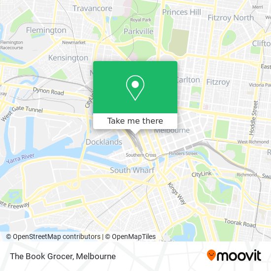The Book Grocer map