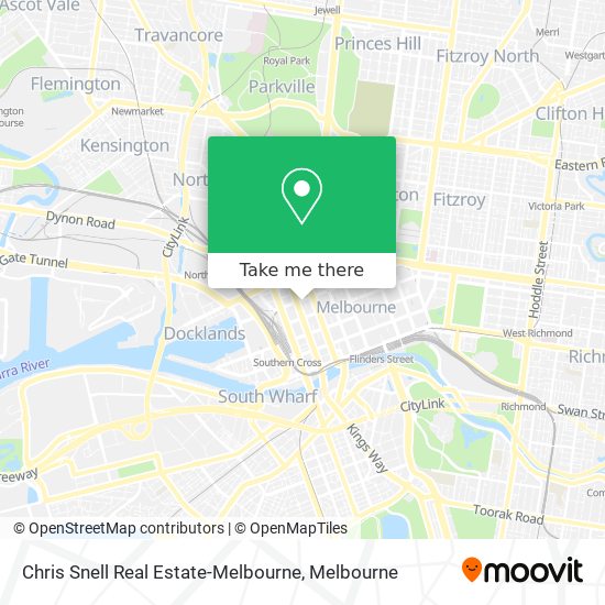 Chris Snell Real Estate-Melbourne map